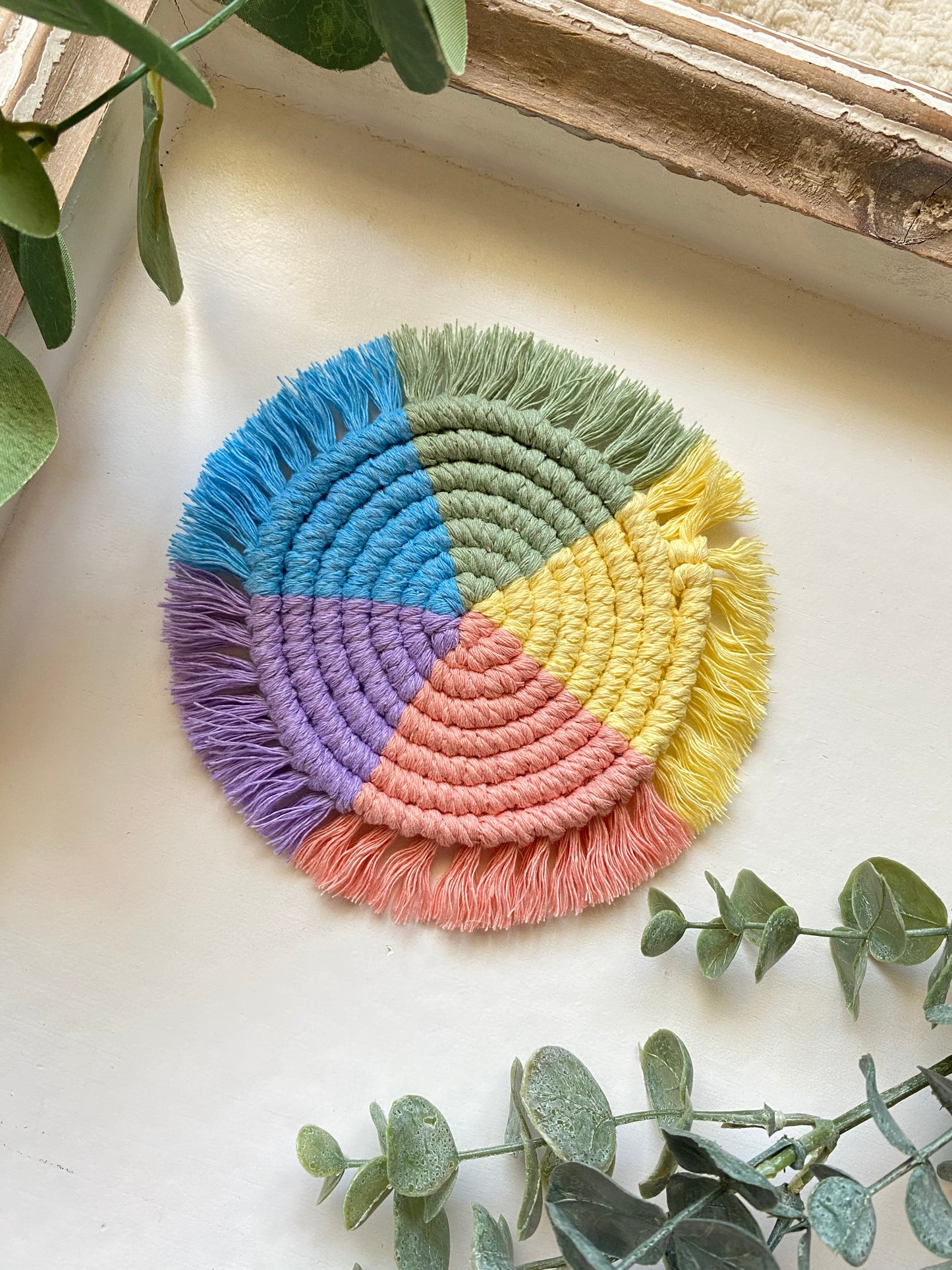 Coaster - Pastel Rainbow