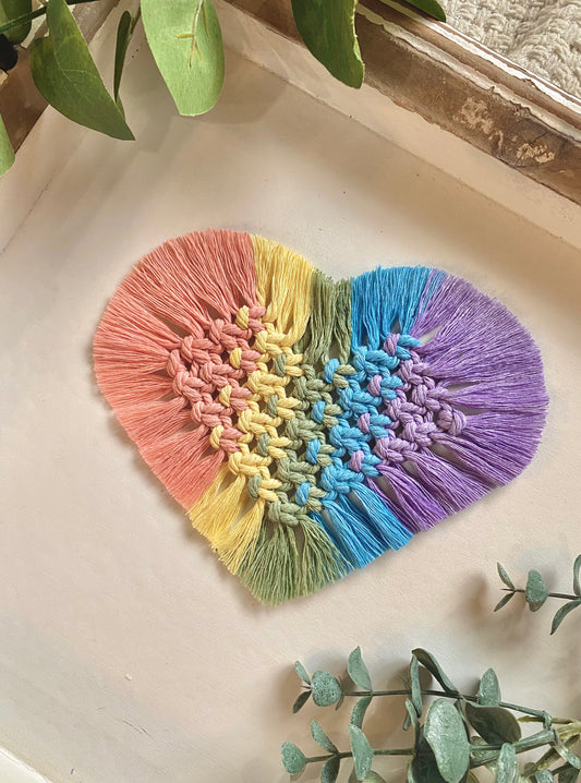 Heart Coaster - Pastel